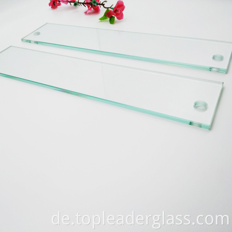 3-19 mm Schnittgröße klares, geschmiedetes Glas für Möbelhärtete Glas